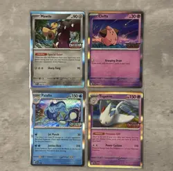 Pokemon Obsidian Flames STAFF Stamped Prerelease Promo Set SVP036,037,038,039 - Image 1