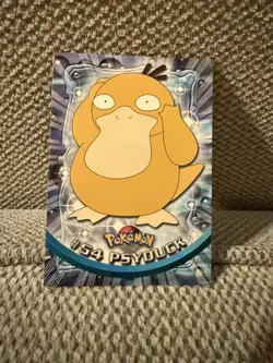 Pokemon TCG Psyduck #54 Topps TV Animation Edition Blue Label LP/VLP - Image 1