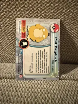 Pokemon TCG Psyduck #54 Topps TV Animation Edition Blue Label LP/VLP - Image 2