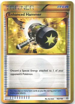 Enhanced Hammer 162/160 Secret Rare Primal Clash Pokemon Near Mint - Image 1