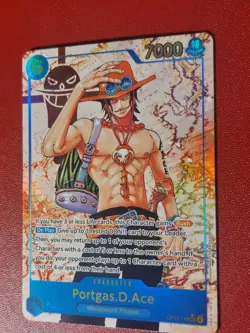 Portgas D Ace (Alt Art) Foil Parallel One Piece Carry On His Will OP13-119 SEC - Image 3