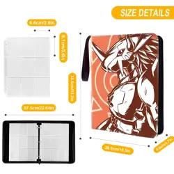 Trading Card Binder, Fits 900 Cards Card Collector Album Holder,with 50 Remov... - Image 2