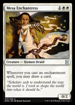 Mesa Enchantress -Foil Medium Play MTG Eternal Masters - Image 1