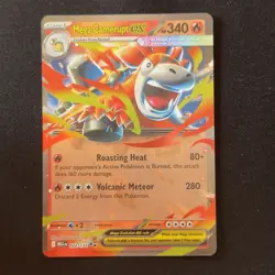 Mega Camerupt ex 022/132 Double Rare Mega Evolution Pokemon English - Image 1