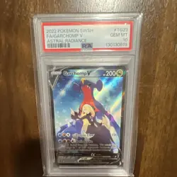 Pokemon Garchomp V TG23/TG30 Astral Radiance Full Art Holo PSA 10 2022 - Image 1
