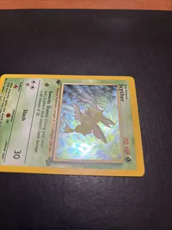 Pokemon Scyther 10/64 Jungle 1st Edition Holo Rare 1999 - Image 3