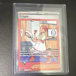 Pokemon Crispin Trainer Special Illustration Rare Full Art Holo 171/131 Sv - Image 1