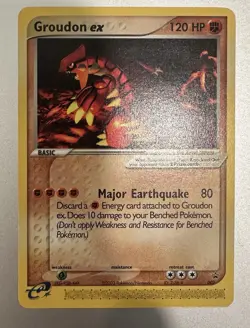 Pokemon Groudon ex e-Series Black Star Promo 002 (Nintendo Power Magazine) NM/M - Image 1