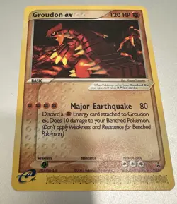Pokemon Groudon ex e-Series Black Star Promo 002 (Nintendo Power Magazine) NM/M - Image 2