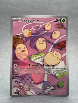 Pokemon - 192/191 Exeggcute SV08 Surging Sparks Illustration Rare Holo NM TCG - Image 1