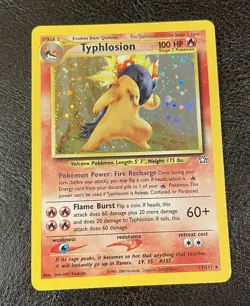 Pokemon Typhlosion Neo Genesis 17/111 Holo Unlimited Rare - Image 1