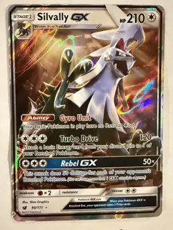 Pokemon Silvally GX 90/111 Crimson Invasion Sun & Moon ULTRA RARE (2) - Image 2
