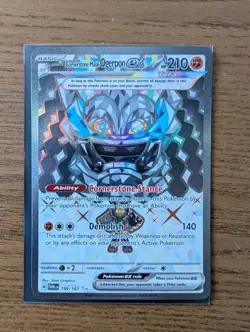 Pokemon Cornerstone Mask Ogerpon ex 199/167 Sv06 Ultra Rare Full Art Holo NM - Image 1