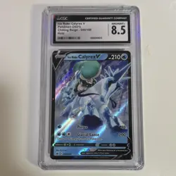 Pokemon Ice Rider Calyrex V 045/198 Chilling Reign Ultra Rare Holo CGC 8.5 - Image 1