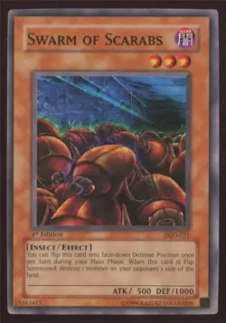 Yu-Gi-Oh! Swarm of Scarabs #PGD-021 1st Edition - Image 1