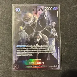 Five Elders Alt Art (OP13-082 SR) One Piece TCG (ENGLISH) Pack Fresh - Image 1