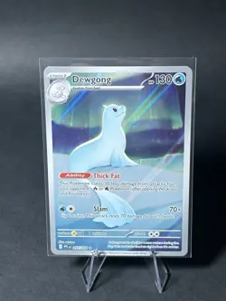 Pokemon Dewgong 097/094 Phantasmal Flames Illustration Rare IR TCG Card - Image 1