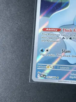 Pokemon Dewgong 097/094 Phantasmal Flames Illustration Rare IR TCG Card - Image 4
