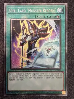 Yugioh Spell Card "Monster Reborn” MP25-EN006 Starlight Rare 1st Edition NM - Image 1