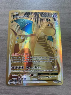 Dragonite EX (106/108) XY Evolutions Full Art Gold Ultra Rare Pokemon Card - Image 2