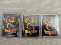 Vegeta the Determined Holo Foil Limited Score DBZ CCG 3 Personality Card Bundle - Image 2