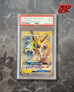 Pokemon Card - Jolteon Gx 013/038 Eevee GX Starter Set Japanese - PSA9 - Image 1