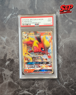 Pokemon Card - Flareon GX - Eevee GX Starter set - PSA 9 Japanese - Image 1