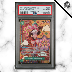 One Piece Card English - Jewelry Bonney #ST02-007 - OP08 Two Legends - PSA 10 - Image 1