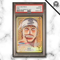 One Piece Card English - Enel Leader OP05-098 -OP05 Awakening Of New Era- PSA 10 - Image 1