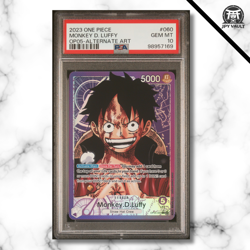One Piece Card English - Monkey D. Luffy Leader OP05-060 -OP05 - PSA 10 - Image 1