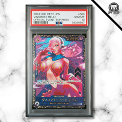 One Piece Card Japanese - Vinsmoke Reiju #OP06-069 - EVENT TOP PRIZE - PSA 10 - Image 1