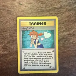 Pokemon Card - Misty's Wish Gym Challenge 108/132 Rare - Image 1