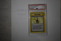 Pokemon Trader Base Set Shadowless Rare Trainer Card 77/102 PSA 9 1999 WOTC - Image 1