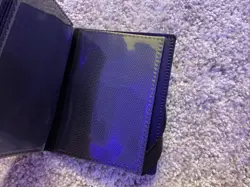 BLACK CARDGUARD MINI BINDER WITH STRAP HOLDS 40 CARDS, WITH SLEEVES - Image 3