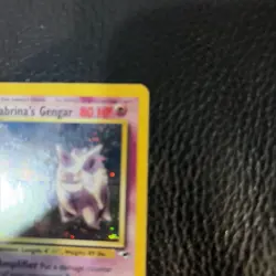 Sabrina's Gengar Holo Rare Gym Heroes Card 14/132 LP - Image 4