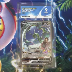 Pokemon Card | Ace 9 Rayquaza V 194/203 Evolving Skies English Alt Art 2021 - Image 1