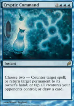 MTG Cryptic Command, Moderate Play, English Lorwyn - Image 1