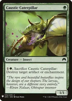 [MTG] Caustic Caterpillar (ORI-170) (PLST) LP-HP - Image 1