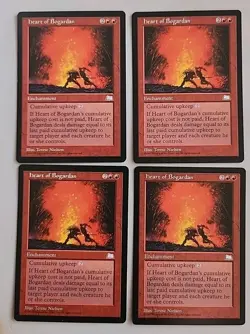 4 Heart of Bogardan Weatherlight Regular NM Near Mint MTG - Image 1