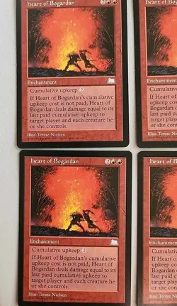 4 Heart of Bogardan Weatherlight Regular NM Near Mint MTG - Image 2