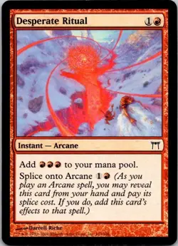 MTG Magic The Gathering Desperate Ritual Kamigawa Played See Scan G - Image 1