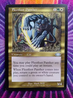 MTG Magic the Gathering - Fleetfoot Panther - Image 1