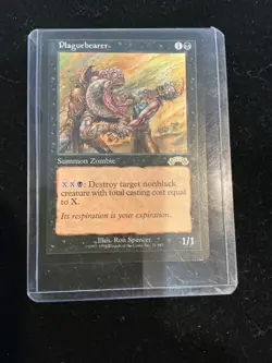 Magic The Gathering Exodus Plaguebearer #71/143 MTG TCG - Image 1