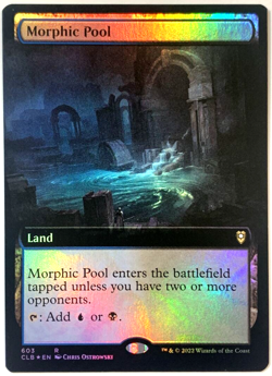 MTG Morphic Pool EXTENDED ART FOIL Commander Legends Baldur's Gate 603 NM - Image 1