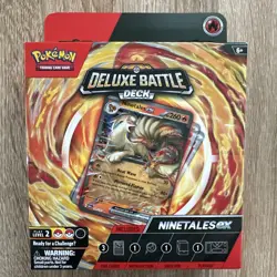 Pokemon Deluxe Battle Deck NINETALES EX TCG - Image 1