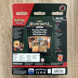 Pokemon Deluxe Battle Deck NINETALES EX TCG - Image 2