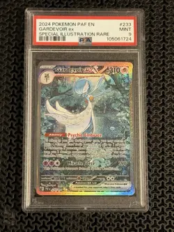 Pokemon 2024 Gardevoir EX SV Paldean Fates Special Illustration #233/091 PSA 9 - Image 1