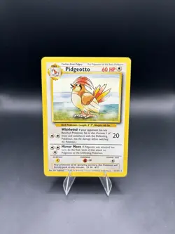 Pidgeotto 22/102 Rare Base Set Unlimited Pokemon TCG - LP - Image 1