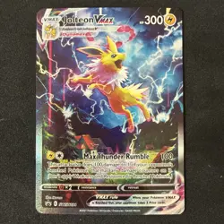 Jolteon VMAX SWSH184 Sword & Shield Black Star Promo Alt Art Pokemon TCG NM - Image 1