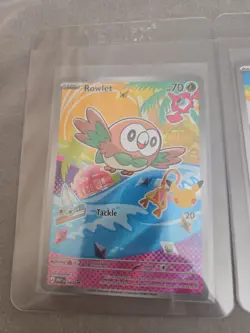 Pokemon First Partner Illustration Collection Rowlet Litten Popplio - Image 2